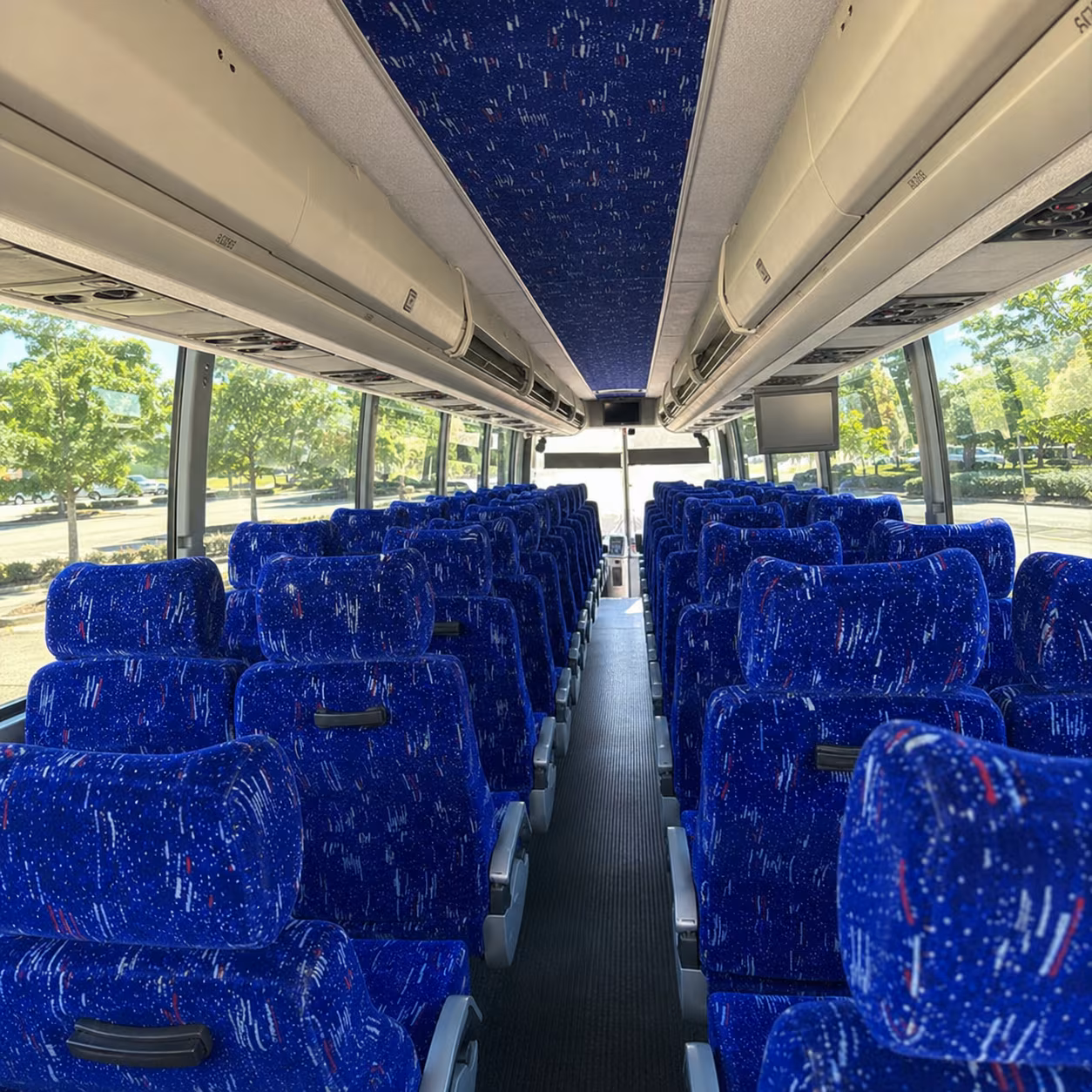 vancouver charter bus inside